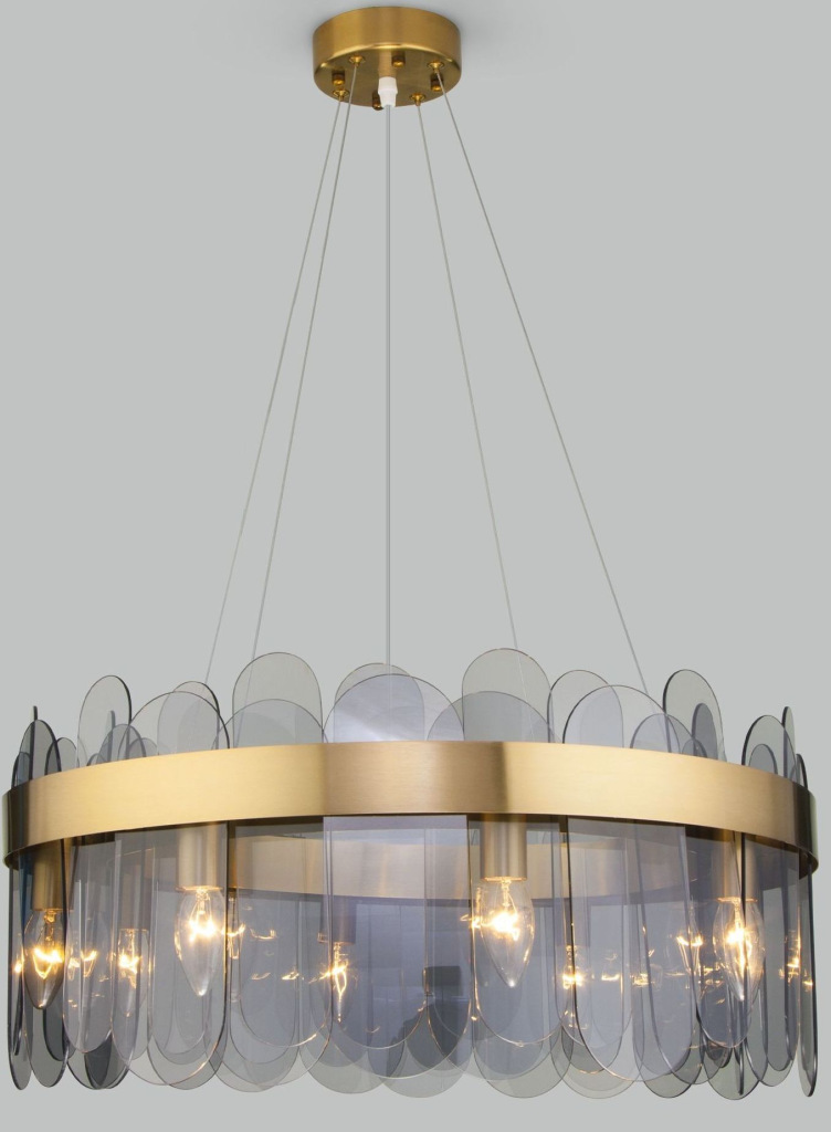 Люстра с лампами