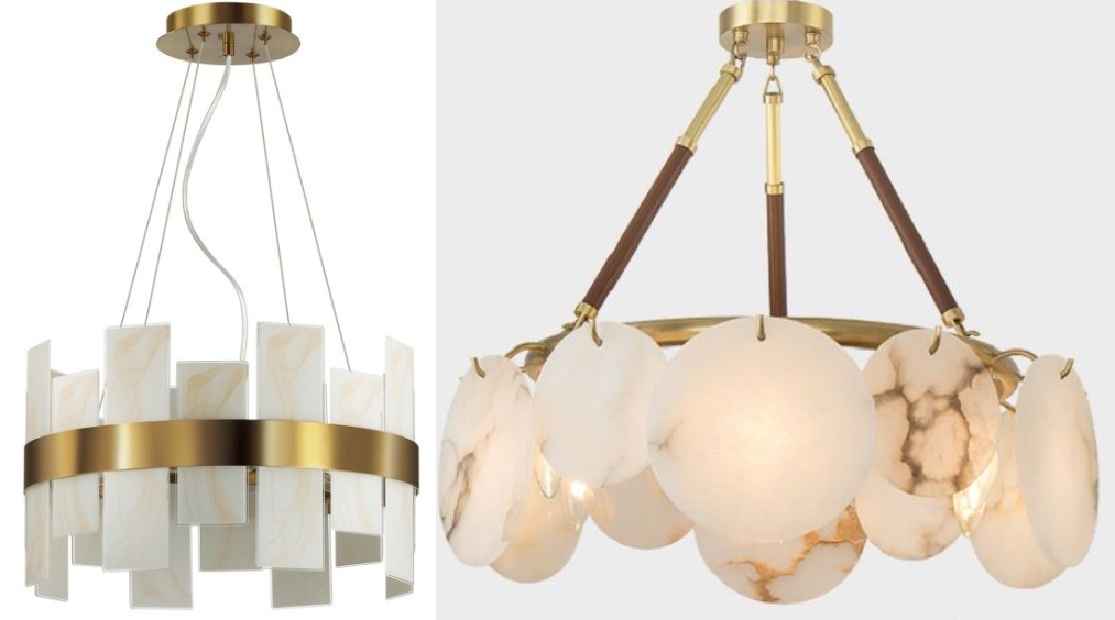 Мраморные люстры Мраморные люстры