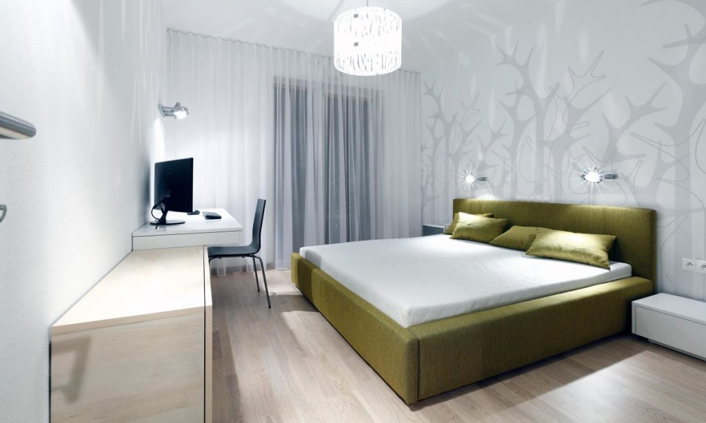 Свет рабочей зоны в спальне Свет рабочей зоны в спальне