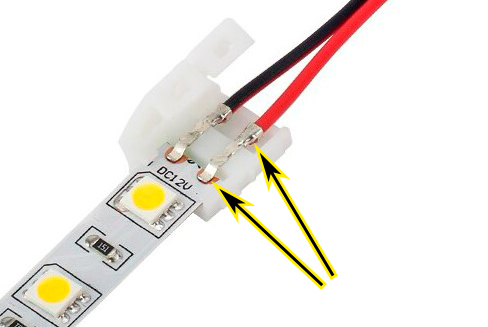 Контакт на входе печатной платы