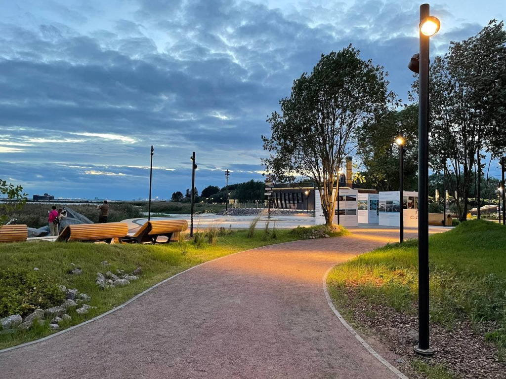 Освещение садово-парковой зоны