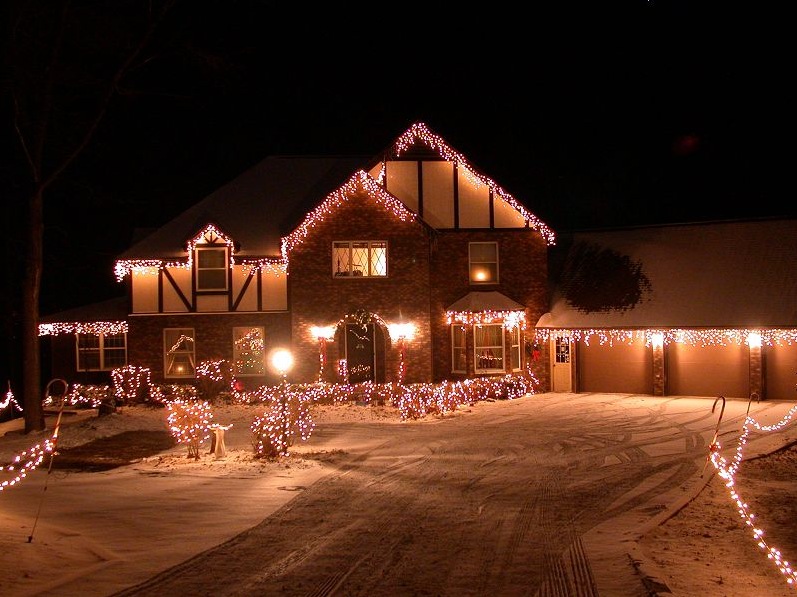 Новогоднее украшение дома Новогоднее украшение дома