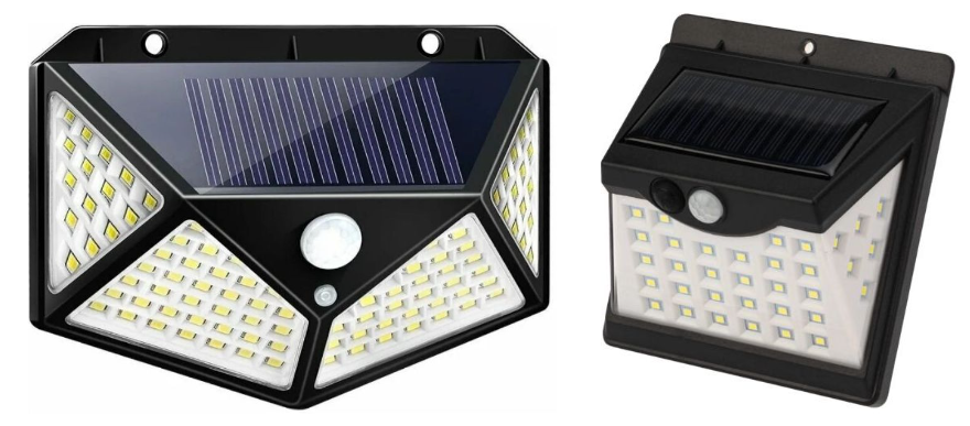 Светильник с солнечной батареей и датчкиком Светильник с солнечной батареей и датчкиком