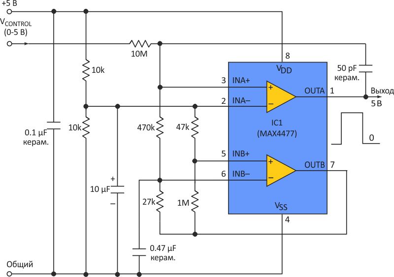 импульсный драйвер с шим