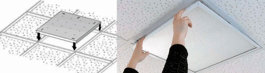 Встраиваемый монтаж Армстронг