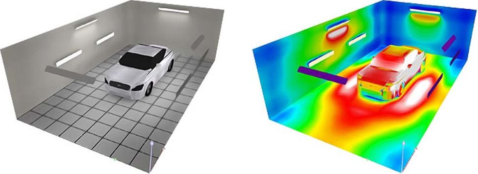 Расчет количества светильников для автомойки
