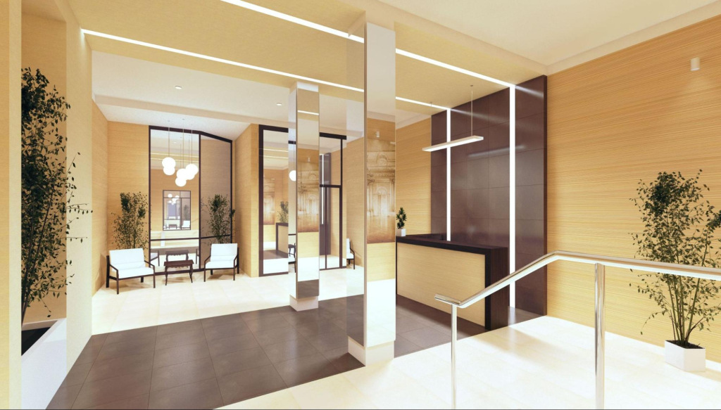 Стильное освещение в подъездах