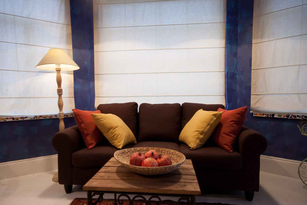 Напольные светильники на веранде