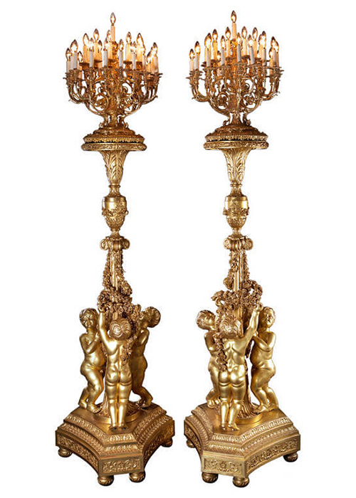 Торшеры Giltwood