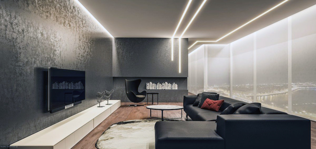 Основное освещение светодиодной лентой Основное освещение светодиодной лентой