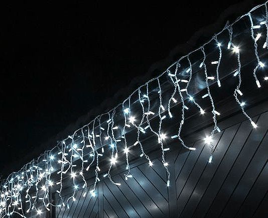 Светодиодная бахрома белая