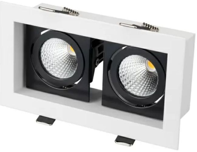 Двухмодульный карданный светильник