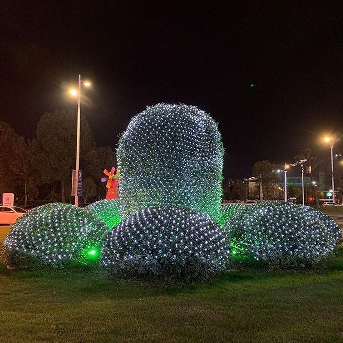 Гирлянда Сетка для деревьев