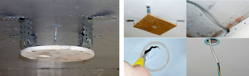 Как установить подвесной светильник на натяжном потолке Как установить подвесной светильник на натяжном потолке