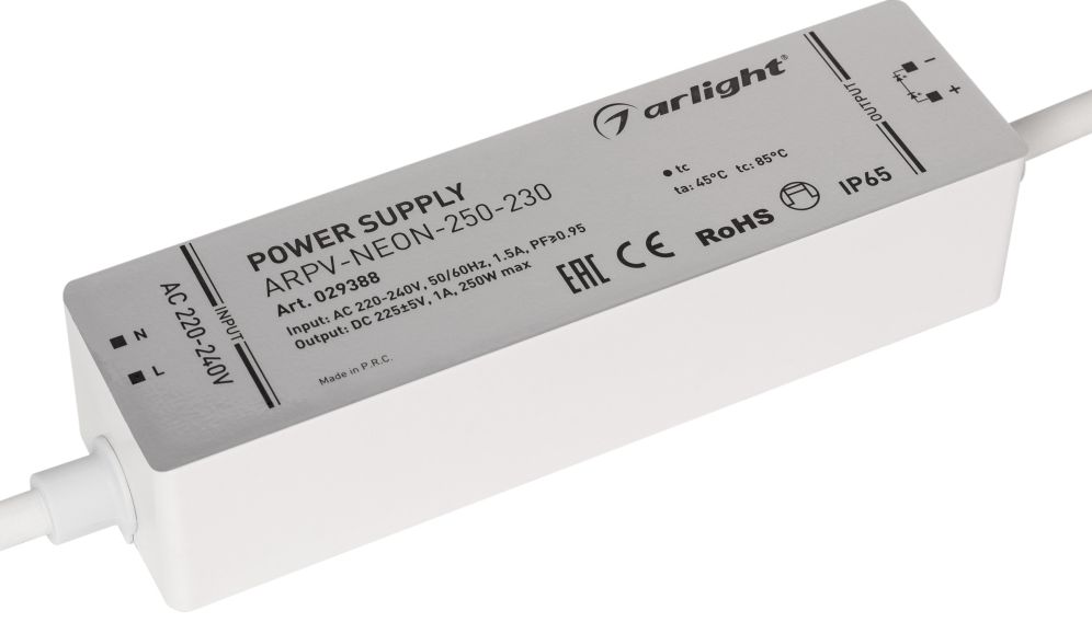 Блок питания для гибкого неона