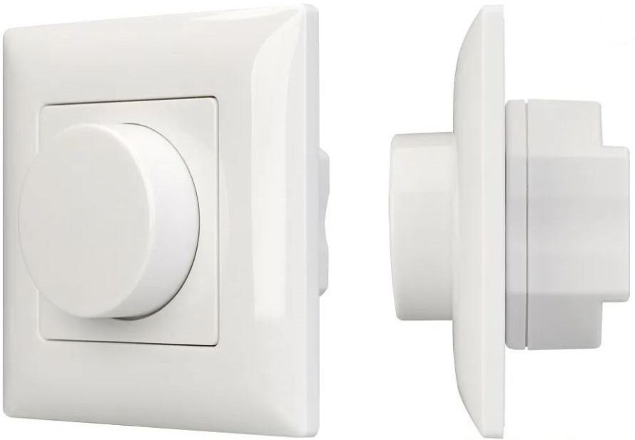 Усправление освещением диммером