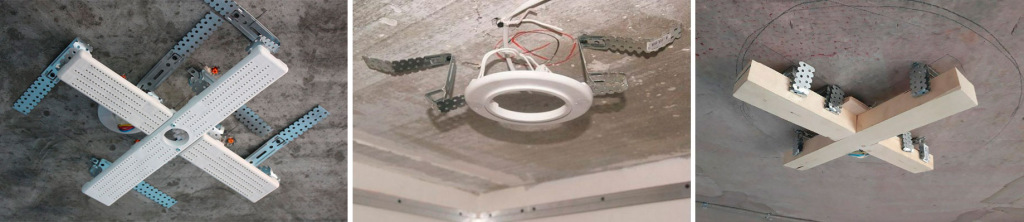 Закладное крепление для люстры