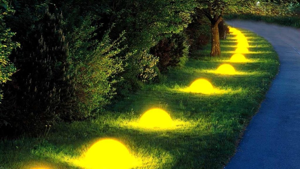 Светильники шары ландшафтные