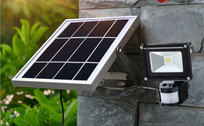 Настенный светильник с солнечной панелью Настенный светильник с солнечной панелью