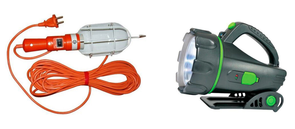 Переносные фонари для гаража