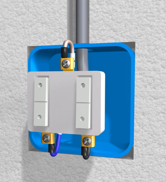 Подключение двухклавишного выключателя