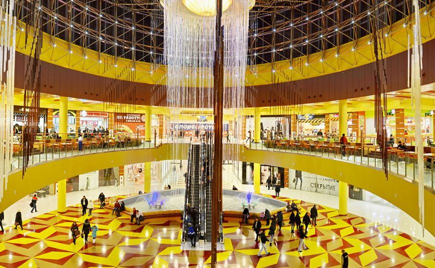 Освещение в торговом центре