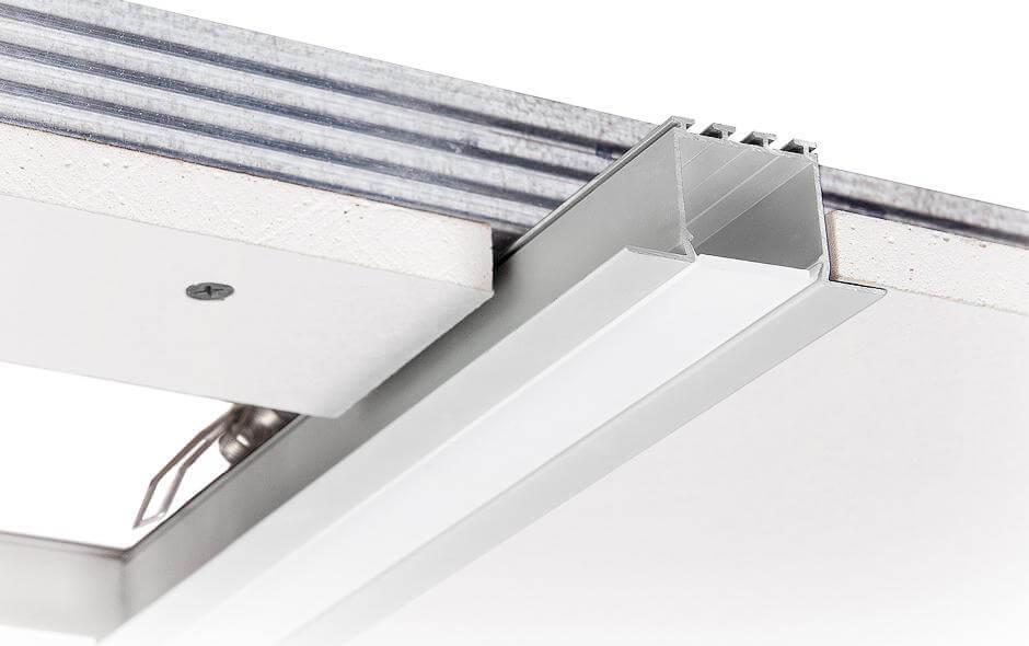 Монтаж алюминиевого профиля