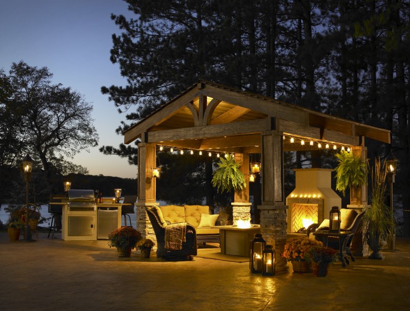 Уличное освещения зоны отдыха