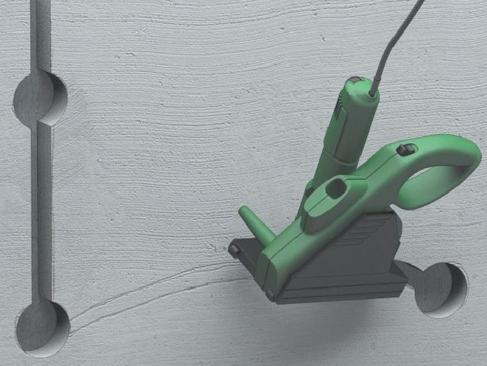 Закрытая прокладка электрокабеля