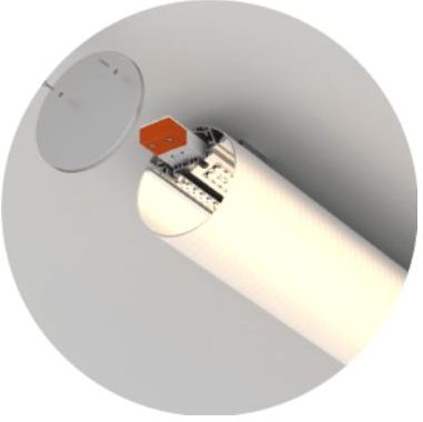 Круглый профильный светильник