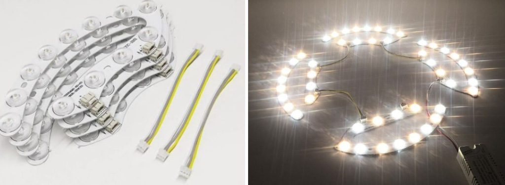 Как устроена светодиодная люстра