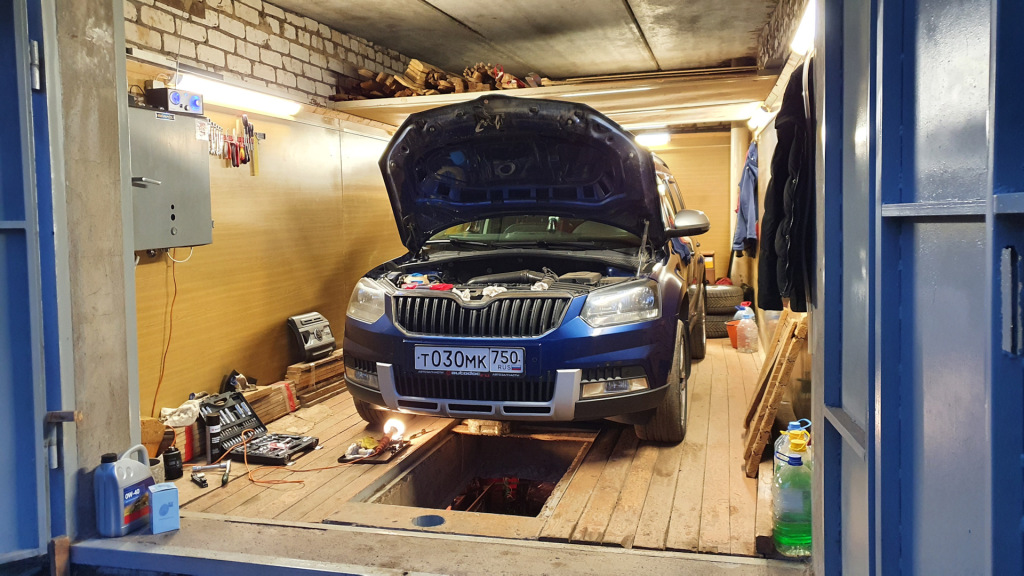 Свет в гараже