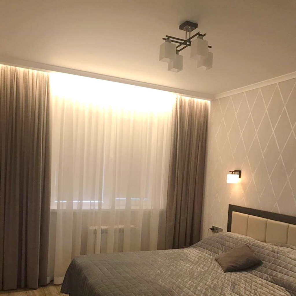 Подсветка штор светодиодной лентой