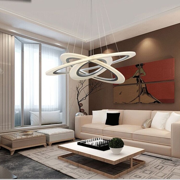 Светодиодная люстра Кольца Светодиодная люстра Кольца