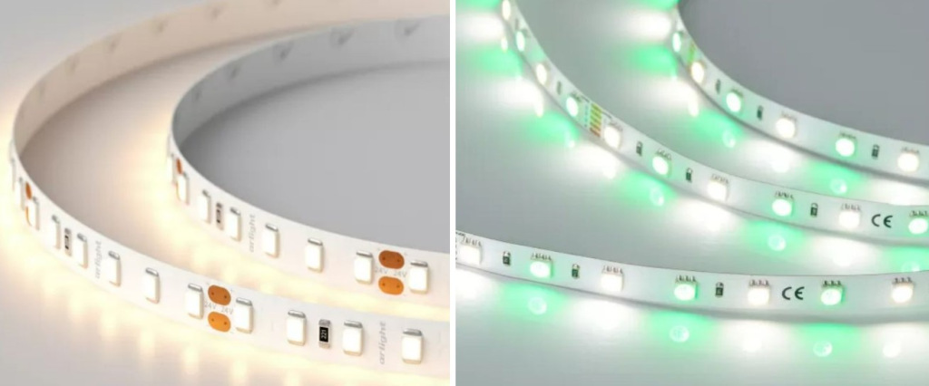 Светодиодная лента для подсветки рабочей зоны кухни