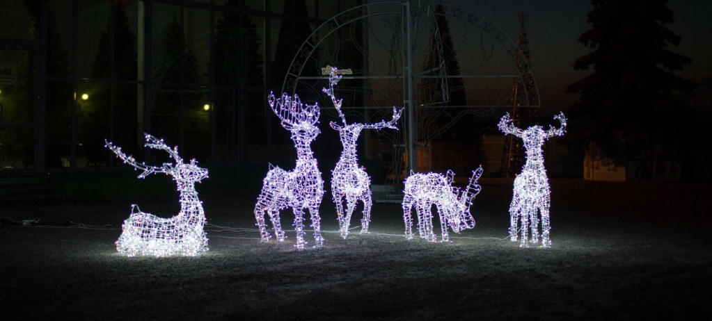 Светодиодные фигуры Олени