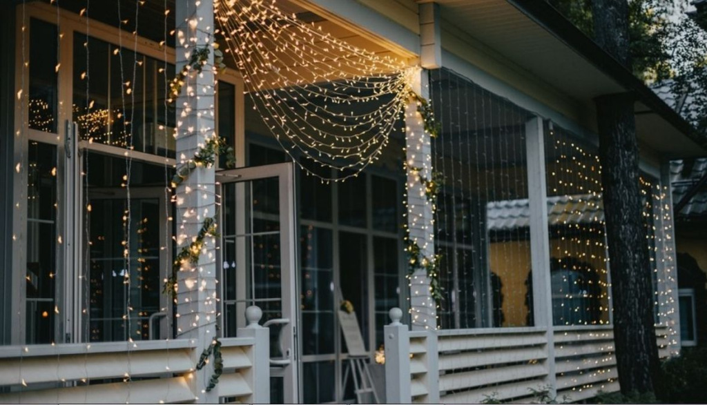 Гирлянды для веранды