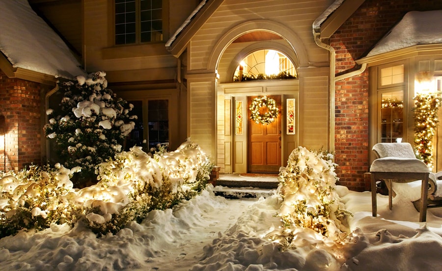 Новогоднее оформление дома Новогоднее оформление дома
