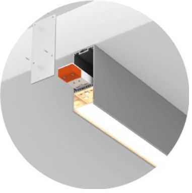 Накладные профильные светильники