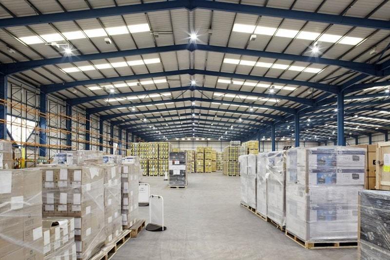 Освещение склада