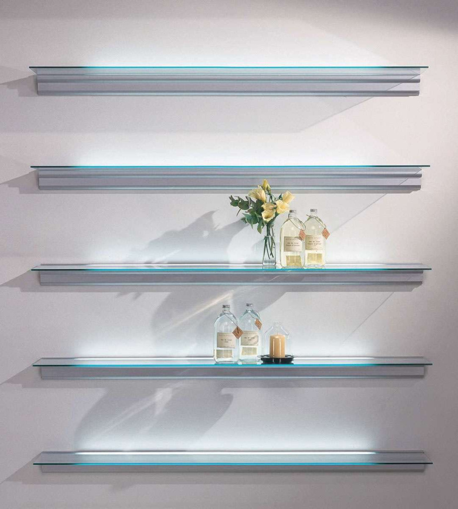 Подсветка стеклянных полок