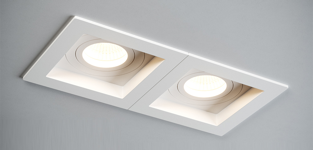 Встраиваемый карданный светильник