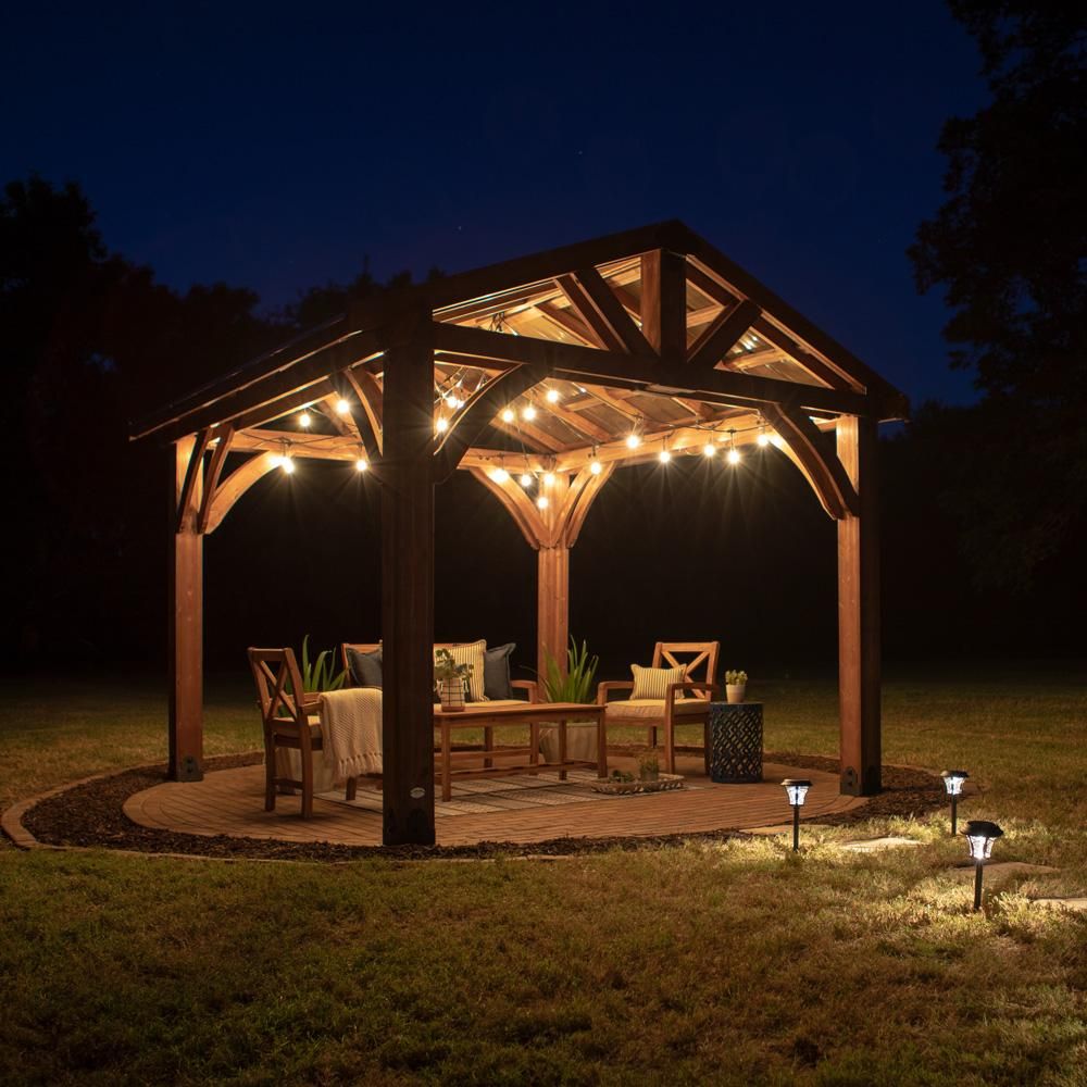 Уличная гирлянда белт-лайт для беседки