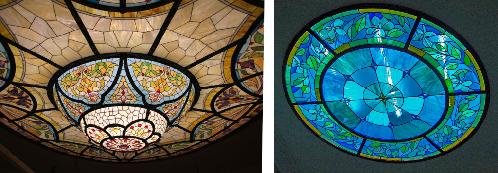 Витраж на потолке