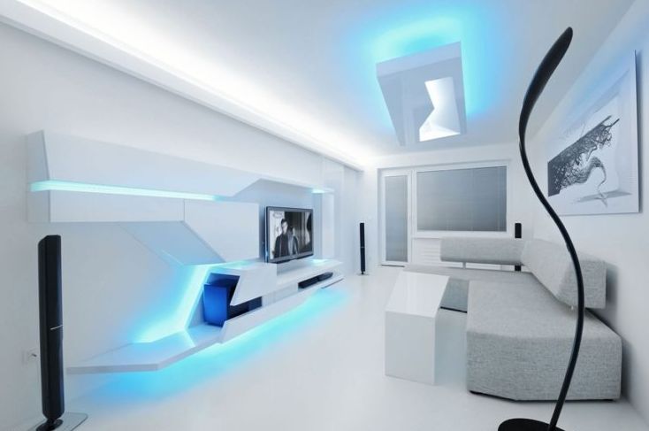 Освещение комнаты без люстры