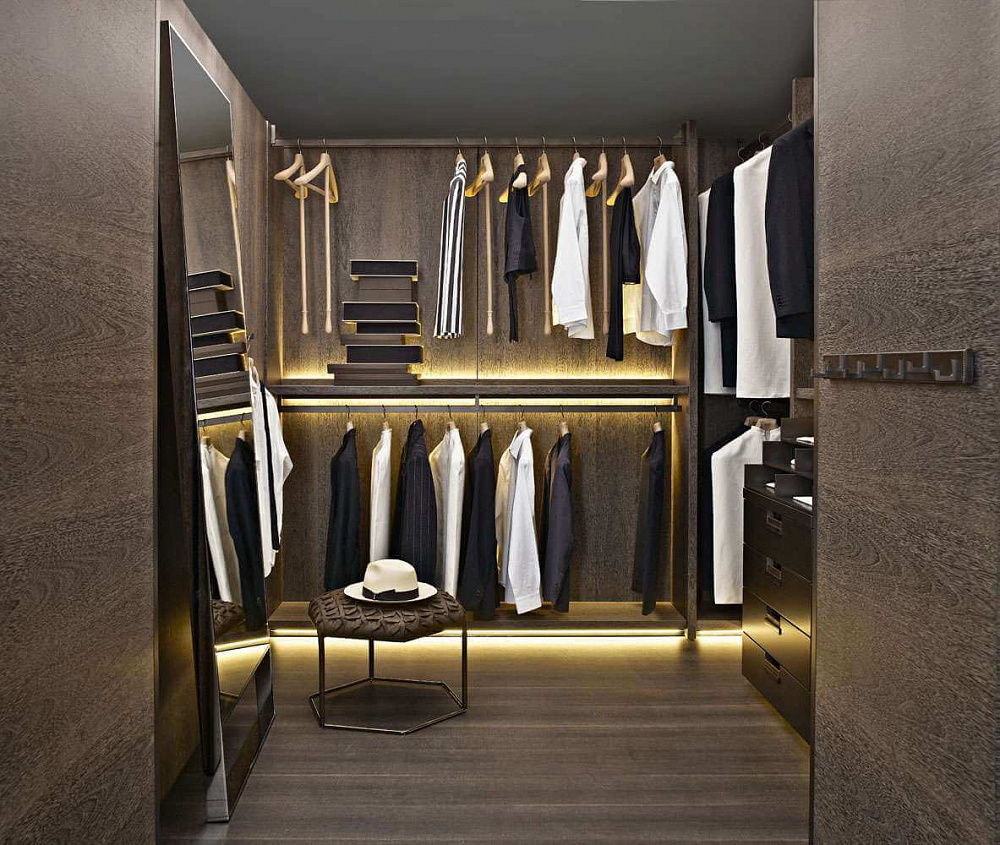 Стильное освещение гардеробной Стильное освещение гардеробной