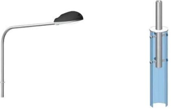 Светильник на фланце