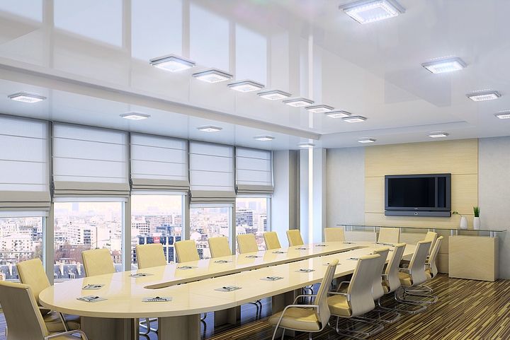 Накладные светильники в переговорной Накладные светильники в переговорной