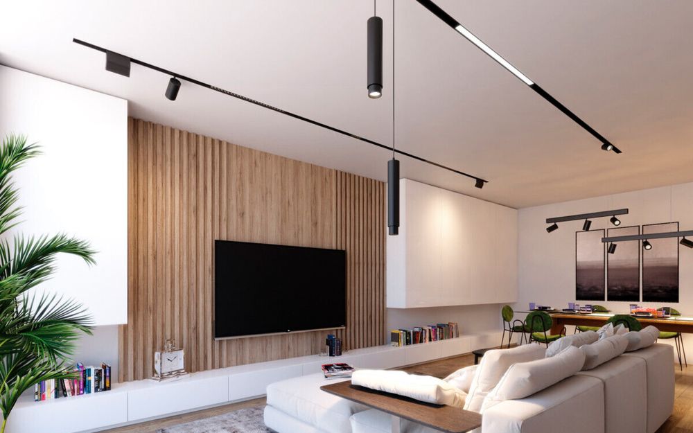 Локальная подсветка натяжного потолка