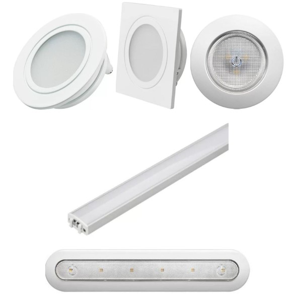 Светильники для встраивания в кухню